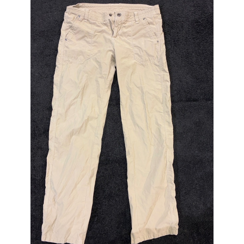 Kuhl Splash Roll-Up Hiking Pants Womens 10 Regular Tan Straight Leg Outdoor